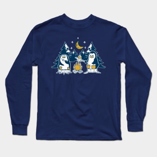 cute penguin camp Long Sleeve T-Shirt